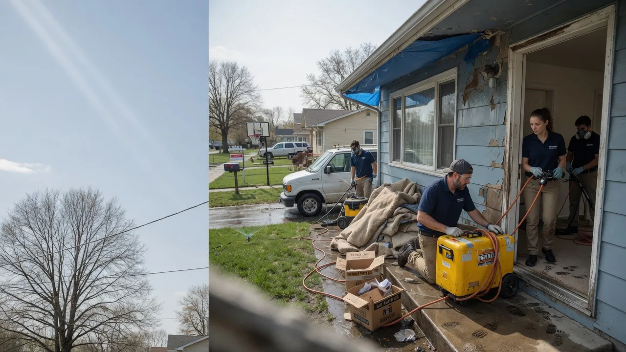 Basement Flood Cleanup in Cornell, WI near me